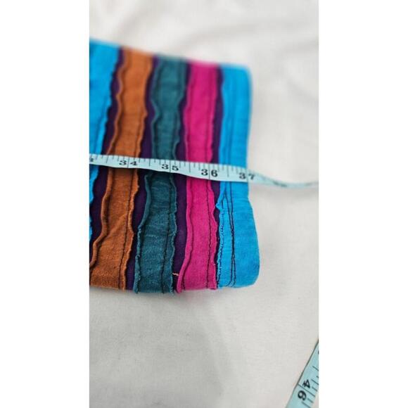 K.P.C. Colorful Handmade Purple Bohemian Floral Embroidered Pants Small - Picture 6 of 10